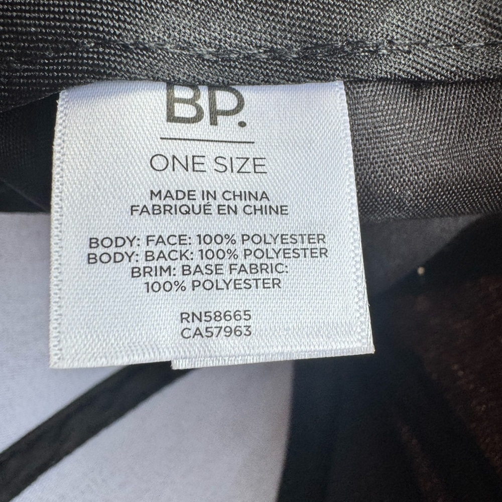 BP Women’s Faux Shearling & Faux Leather Baseball Cap Teddy Light Brown OS - Picture 8 of 11